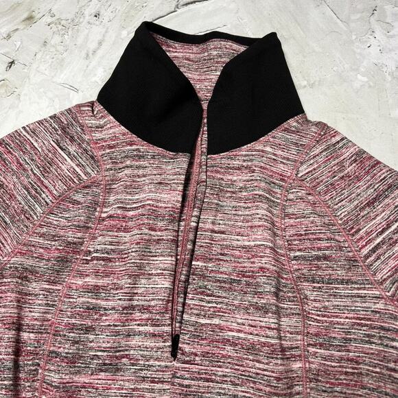 Lululemon Runderful 1/2 Zip Pullover SIZE 4 Space Dye Camo Berry Long Sleeve NEW - Picture 8 of 12